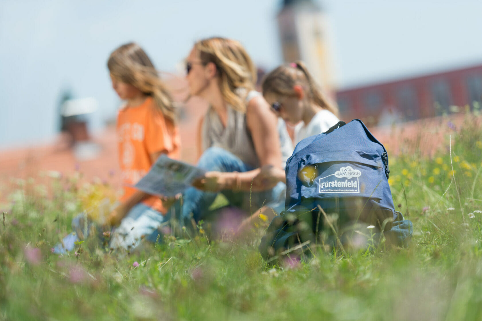 Pause in der Wiese von Fürstenfeld