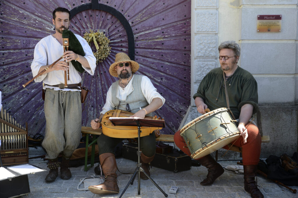 Mittelalterfest, Bild von Musikern
