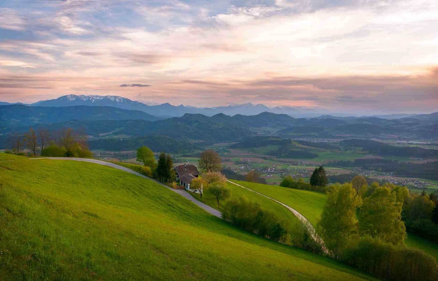 Landschaft von Wolfsberg