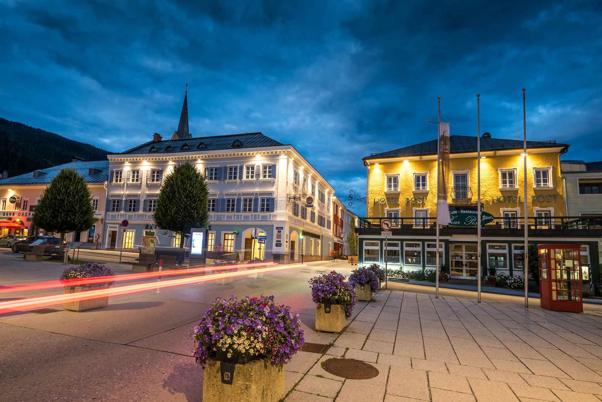 Radstadt - Stadtplatz Abend