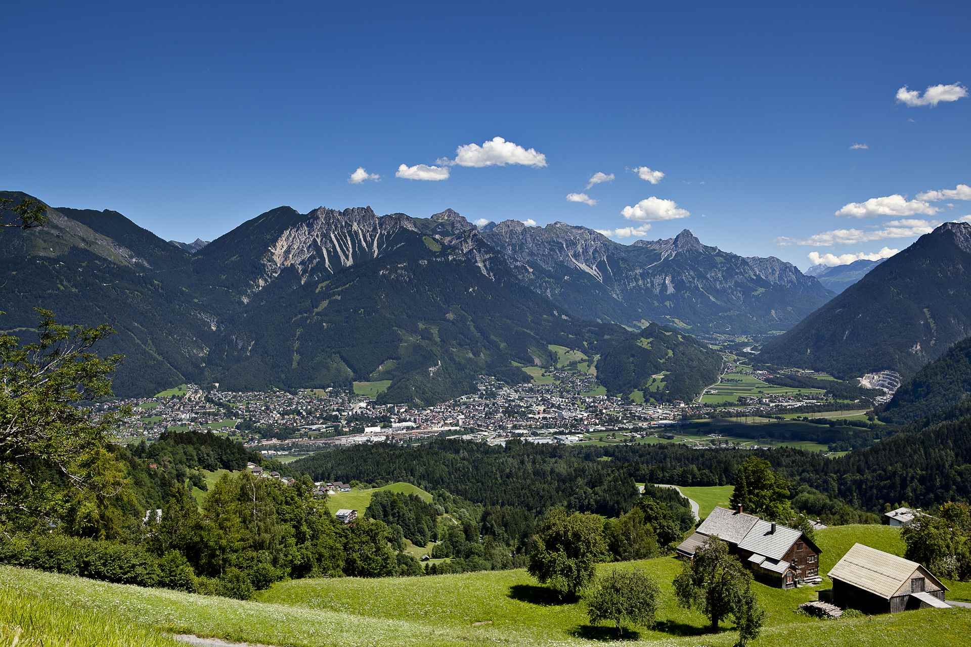 Bludenz - Blick auf Bludenz